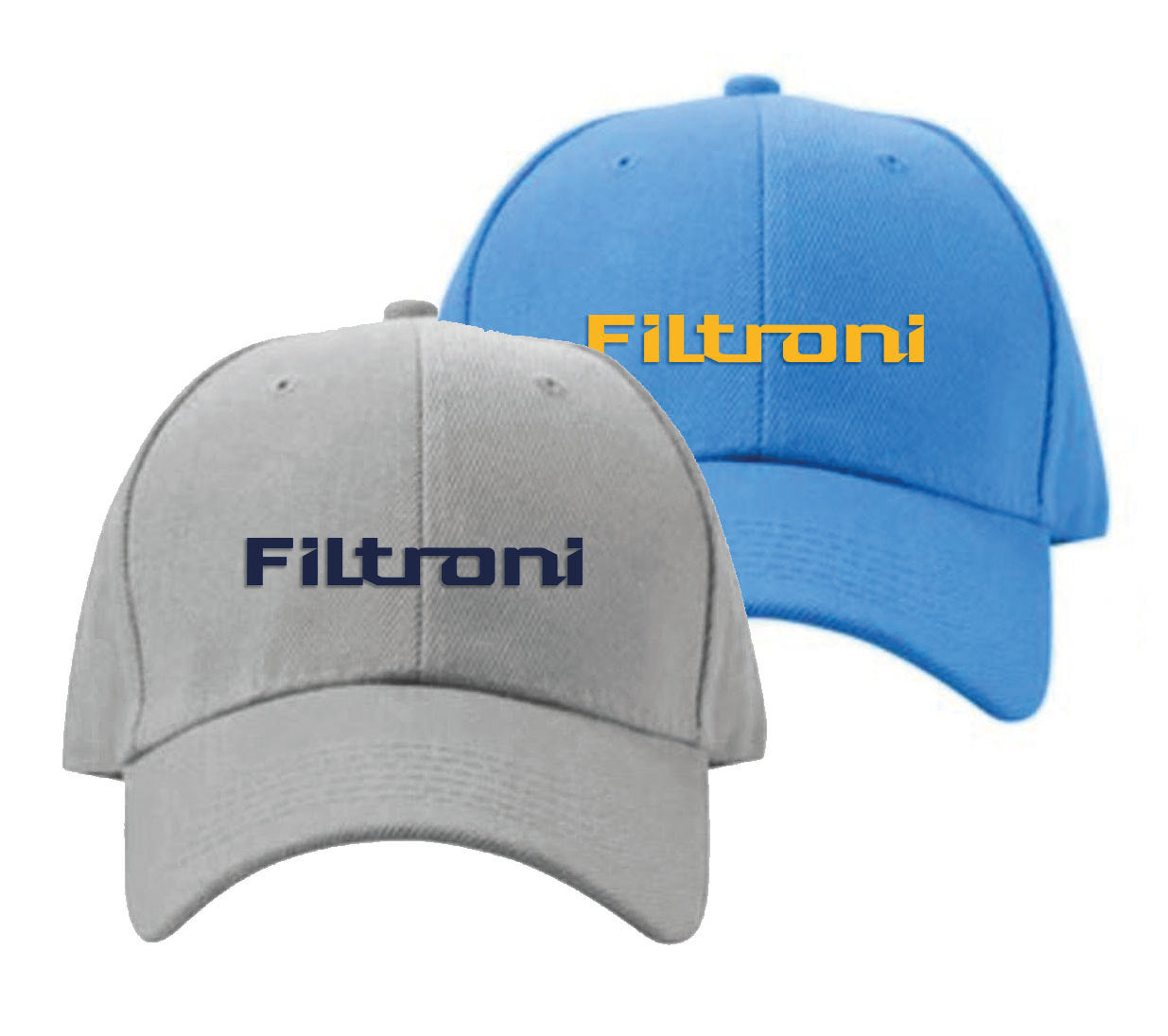 XE1031 FILTRONI Gorra Classic Color Azul con Bordado Amarillo