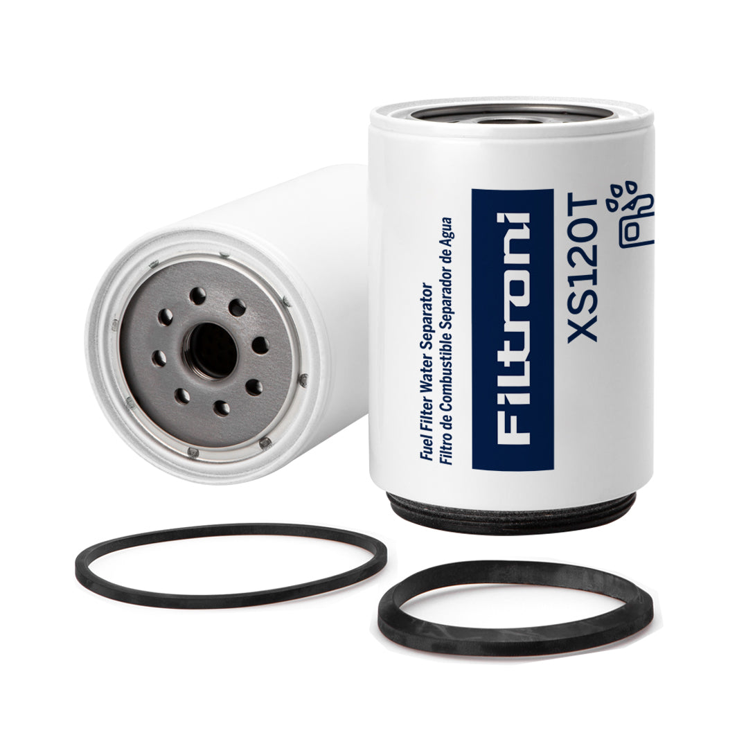 XS120T FILTRONI Filtro Combustible Separador de Agua 10mic (Incluye Vaso/Tazon) Reemplaza Racor R120-10M