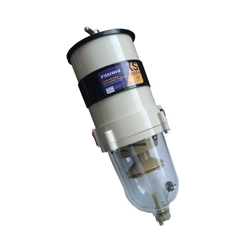 XS900FH FILTRONI PortaFiltro de Combustible Separador de Agua tipo Turbina 90 GPH para Motores Diesel 500 HP Max  Reemplaza Parker Racor 900FH