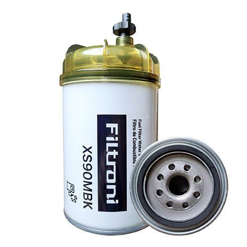 XS90MBK FILTRONI Kit Filtro Combustible Separador de Agua 30mic Incluye Vaso (Tazón) XE1113S Camiones Mercedes LS2638 Iveco Stralis Reemplaza Racor R9030MB Mercedes A4570920001 Iveco 7147701 MannFilter WK1060