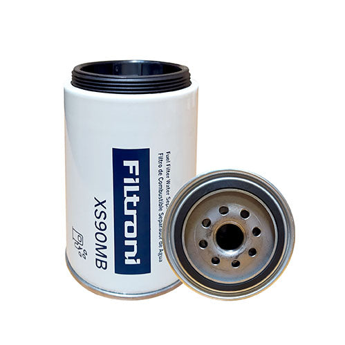 XS90MB FILTRONI Filtro Combustible Separador de Agua 10mic (Requiere Vaso) Camiones Mercedes, Iveco Reemplaza Iveco 7147701, Racor R90-30MB